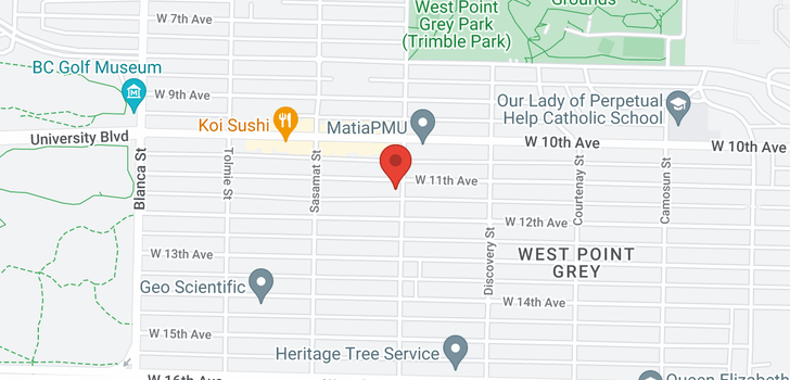 map of 4406 W 11TH AVENUE
